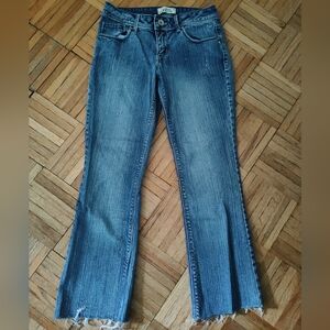 L.E.I. Medium Wash Straight Leg Jeans